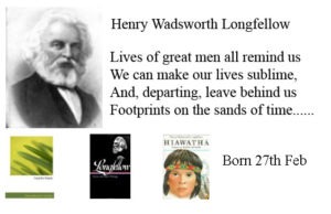 Henry Wadsworth Longfellow longfellow