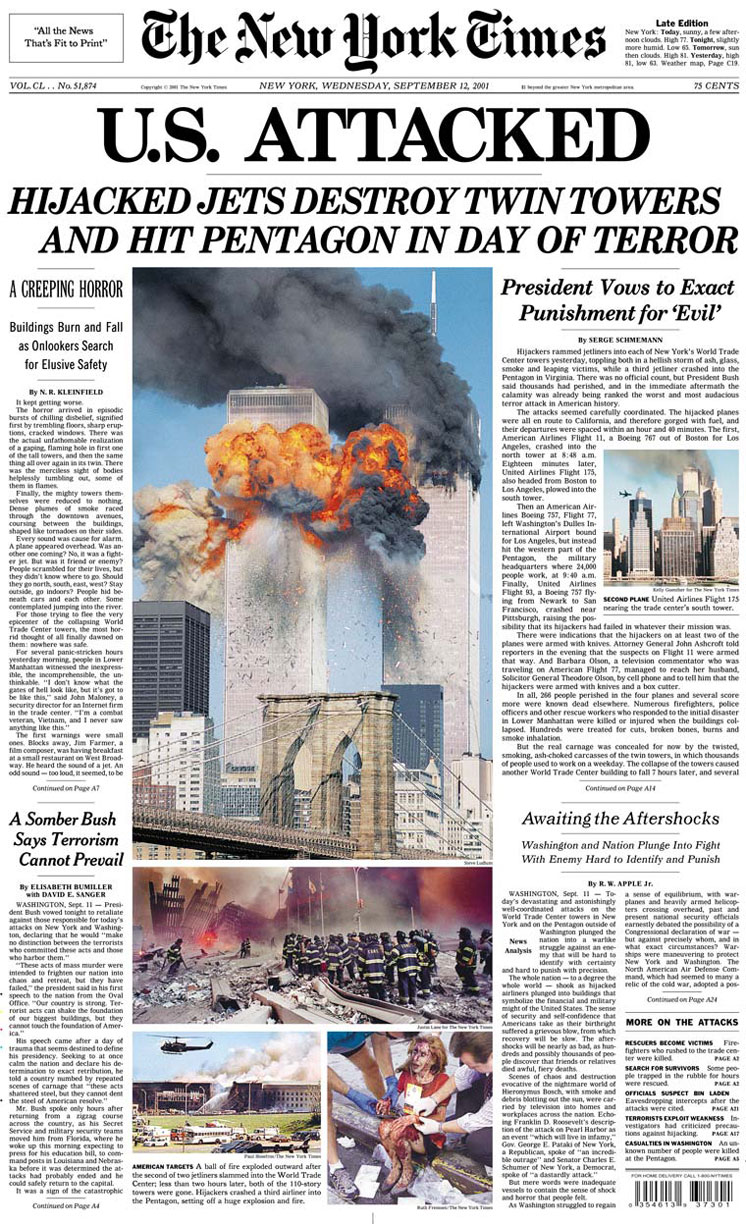 New York Times 9-11