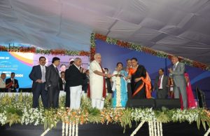 Narendra Modi inaugurates the Vibrant Gujarat Global Trade Show