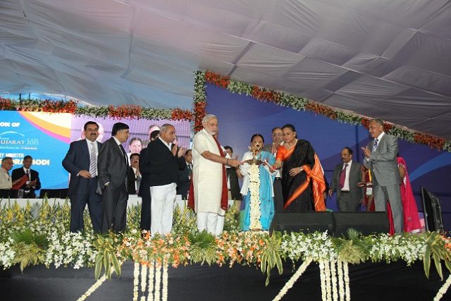 Narendra Modi inaugurates the Vibrant Gujarat Global Trade Show