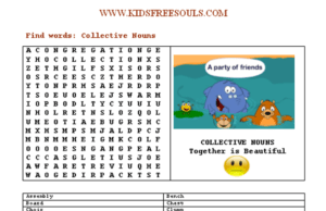 Word Search-Collective Nouns