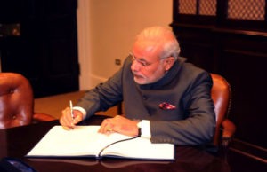 US President Barrack Obama and PM Narendra Modi’s Joint Press Conference Modi obama sign